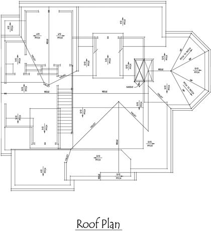 House Roof Plan - Roof Plans For Houses (450x494), Png Download