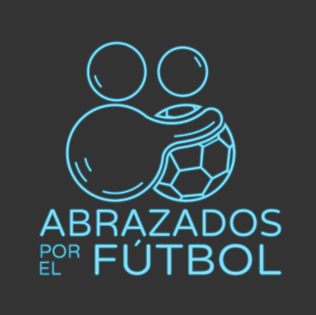 Abrazados Por El Futbol Logo Png (447x446), Png Download