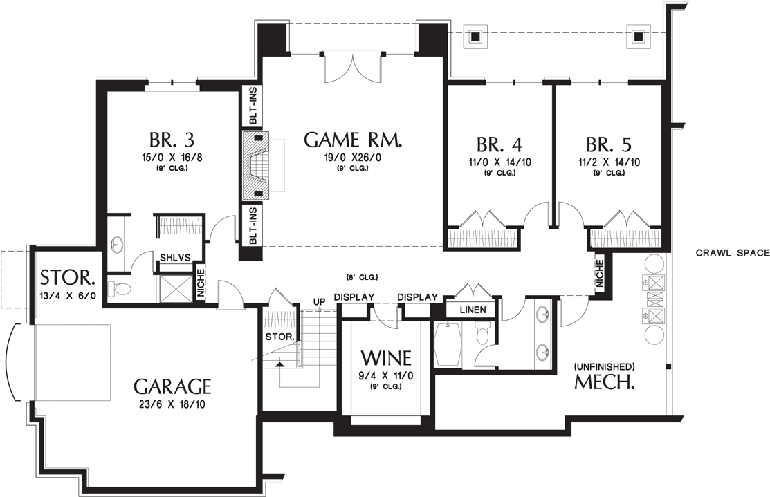 Image For Hendrick Beautiful Mountain Ranch With Great - House Plan (1200x799), Png Download