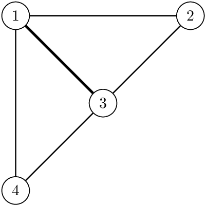 Or The Line Can Be Drawn With \draw With Additional - Circle (399x399), Png Download