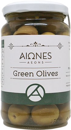 Aeons Green Olives - Can (643x650), Png Download