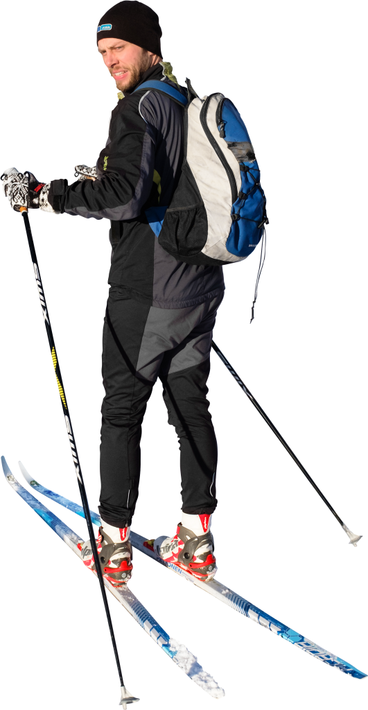 Is Cross Country Skiing Png Image - Cross Country Skier Png (531x1024), Png Download
