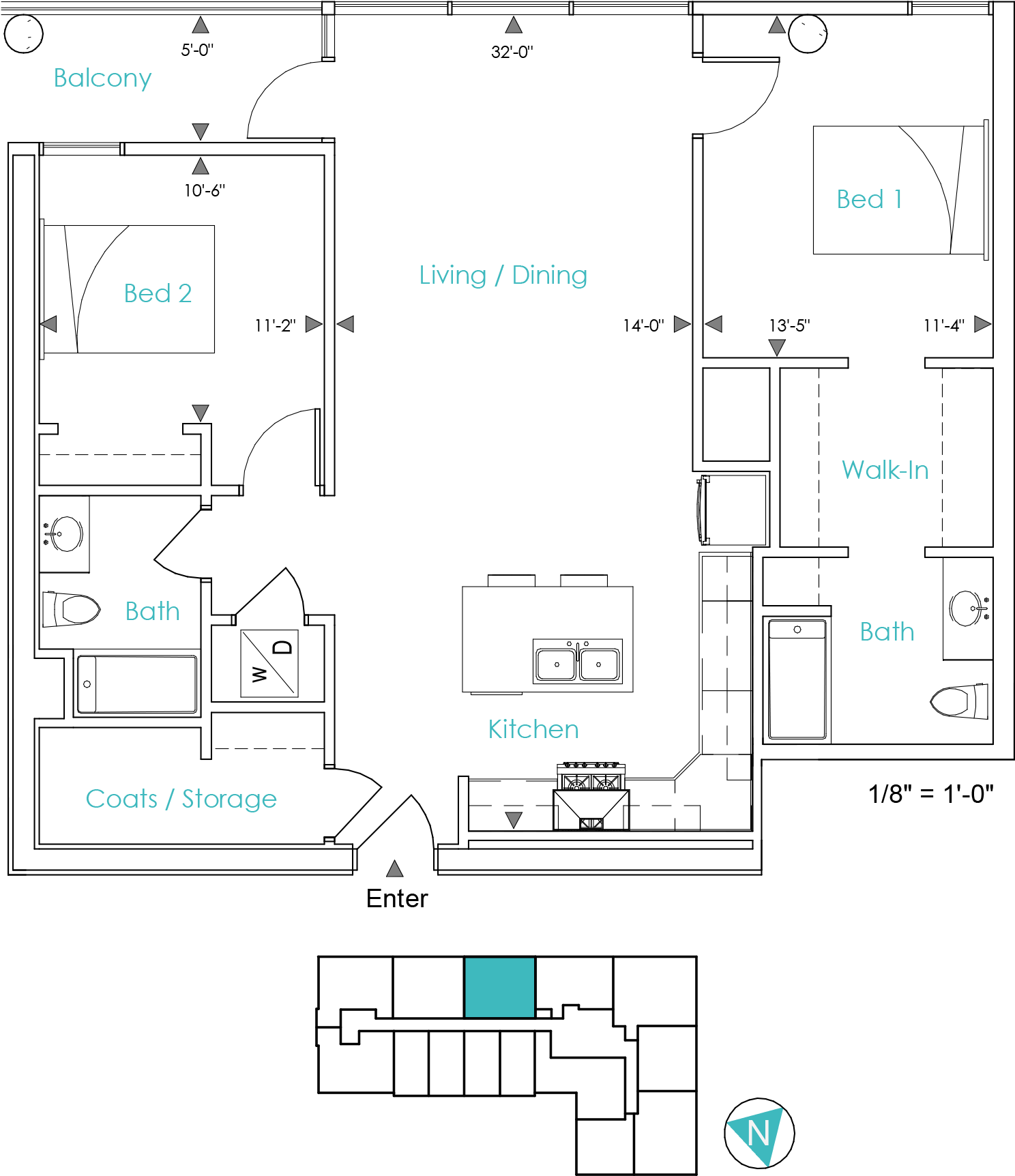 Floor Plans - Floor Plan (1551x1792), Png Download