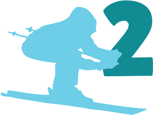 Kids Ski Racing In The Jackson Hole Ski And Snowboard - Skier Stops (750x427), Png Download