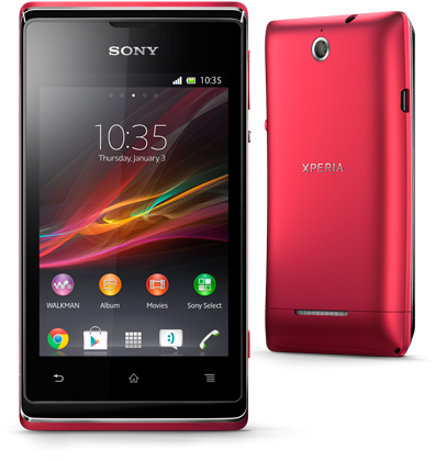 Sony Xperia E Red (620x440), Png Download