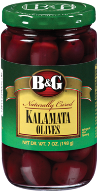 B&g® Kalamata Olives - B&g Ripe Olives, Small Pitted - 6 Oz Can (400x400), Png Download
