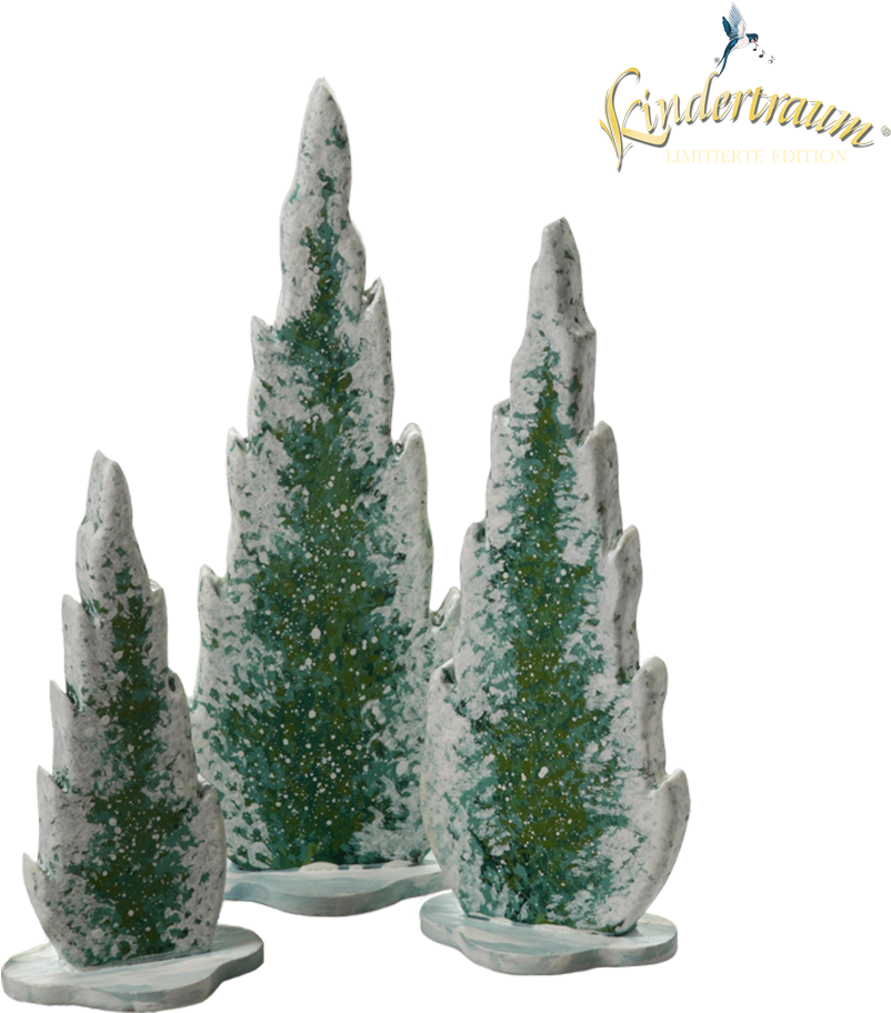 Winter Cypress Trees, 3 Pieces - Shopping (1000x1000), Png Download