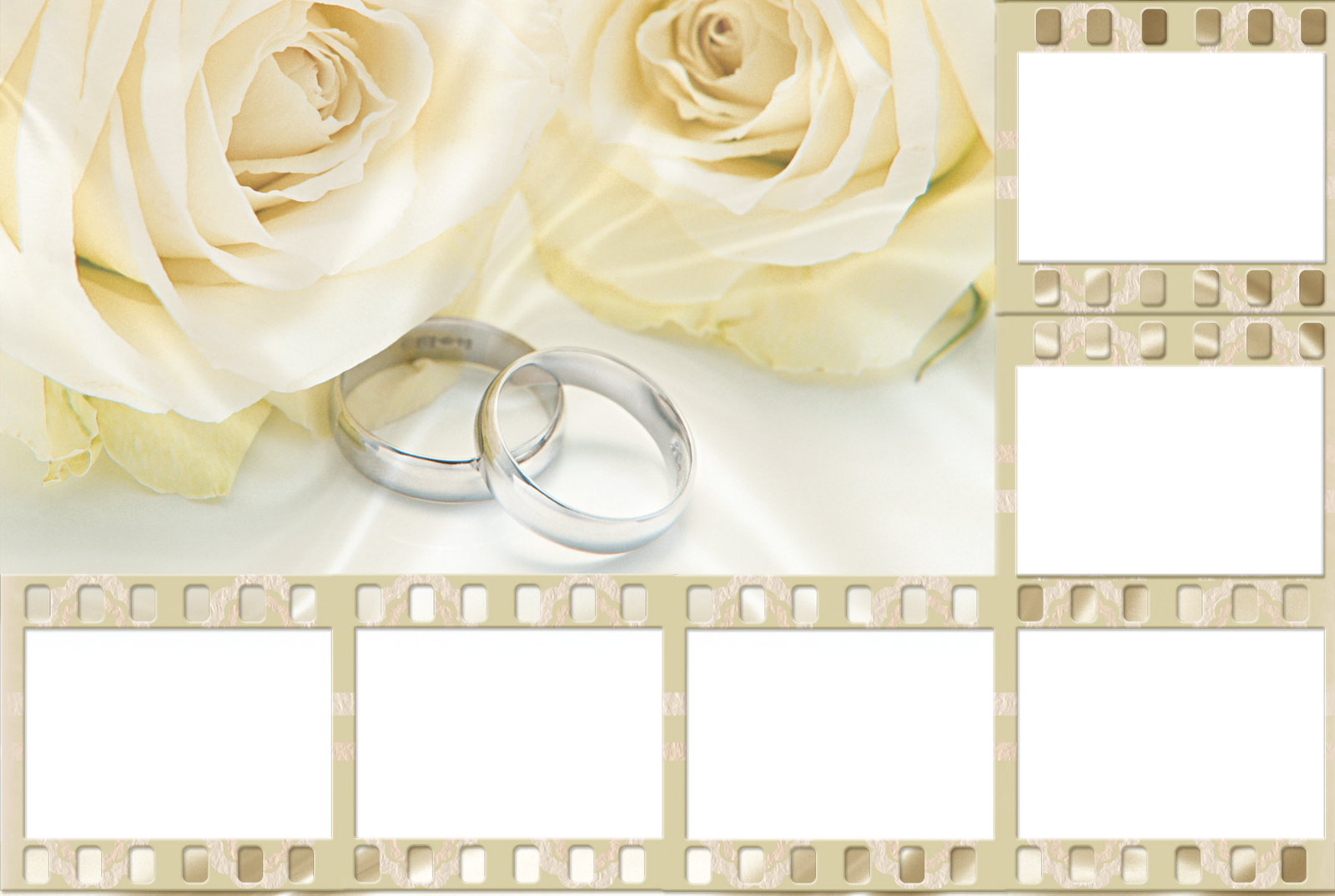 Download Molduras Para Fotos Digitais Gratis - Wedding Backgrounds (1600x1074), Png Download