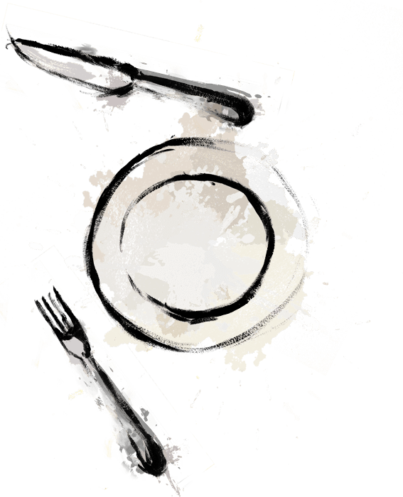Utensils - Sketch (567x700), Png Download