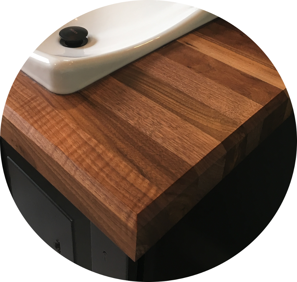 Edge Grain - Butcher Block (1000x949), Png Download