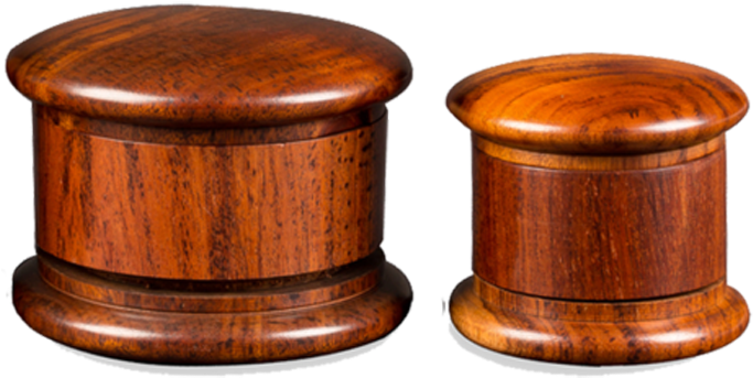 Wood 3 Piece Grinder - Coffee Table (400x400), Png Download