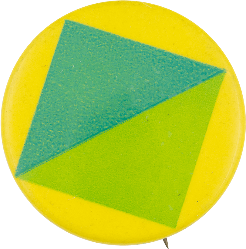 Two Tone Green Square - Triangle (1000x951), Png Download