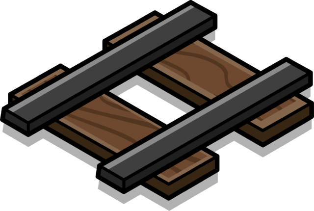Railroad Piece Sprite 002 - Via De Tren Png (640x430), Png Download