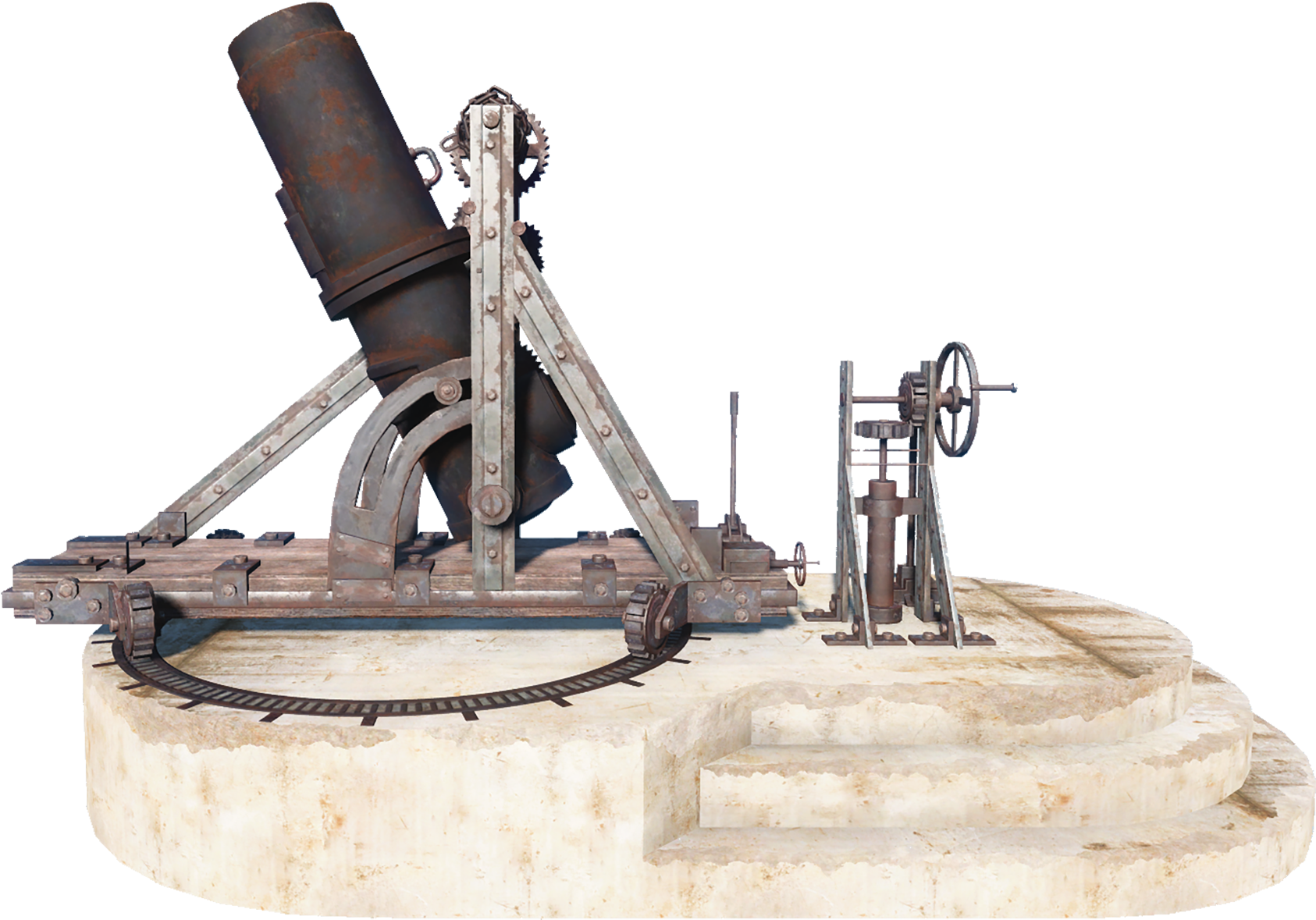 Fo4 Artillery Piece - Fallout 4 Artillery Concepts (1700x1314), Png Download