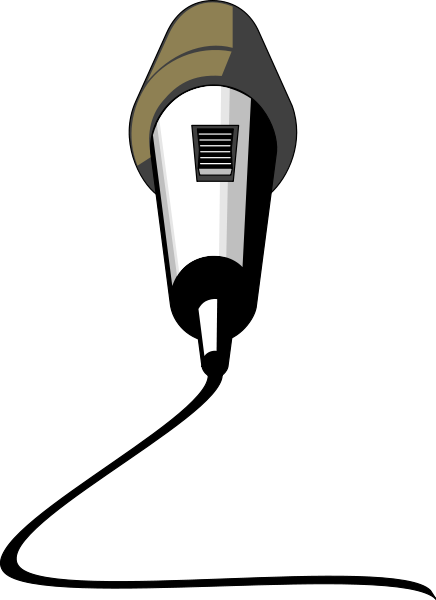 Microphone 04 Clipart Png - Microphone (436x600), Png Download