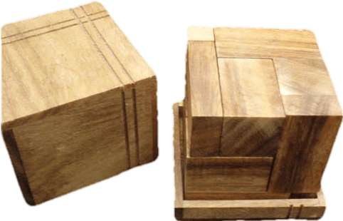 An Incredibly Difficult 25 Piece Wood Puzzle - Shippers Dilemma Size Large Wood Puzzle And Brain Teaser (581x409), Png Download