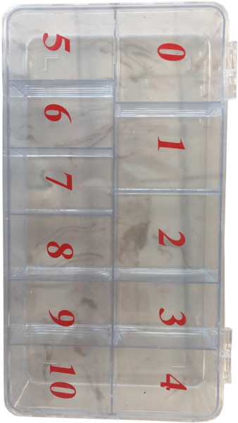 Gp Empty Tip Box Clear - Dresser (525x700), Png Download