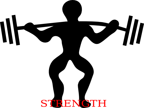 How To Set Use Squat Strength Clipart - Fitness Clipart Transparent Background (600x448), Png Download