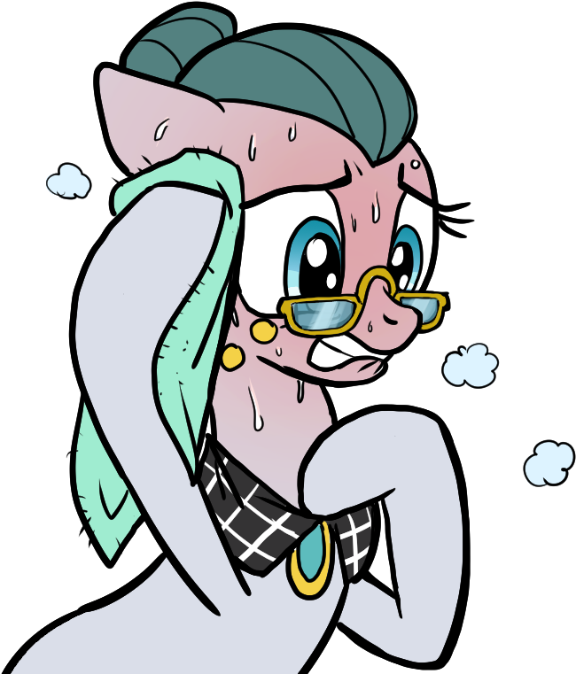 Pencils, Blushing, Cloudy Quartz, Meme, Safe, Simple - Illustration (828x813), Png Download