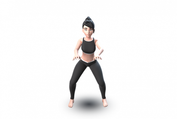 Squat (585x392), Png Download