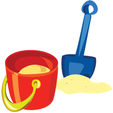 Sand Clipart Sand Pail Free Clipart On Dumielauxepices - Beach Baby Clipart (421x399), Png Download