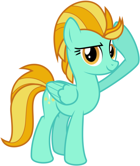 Hankofficer, Lightning Dust, Pegasus, Pony, Safe, - My Little Pony Lightning Dust (511x600), Png Download