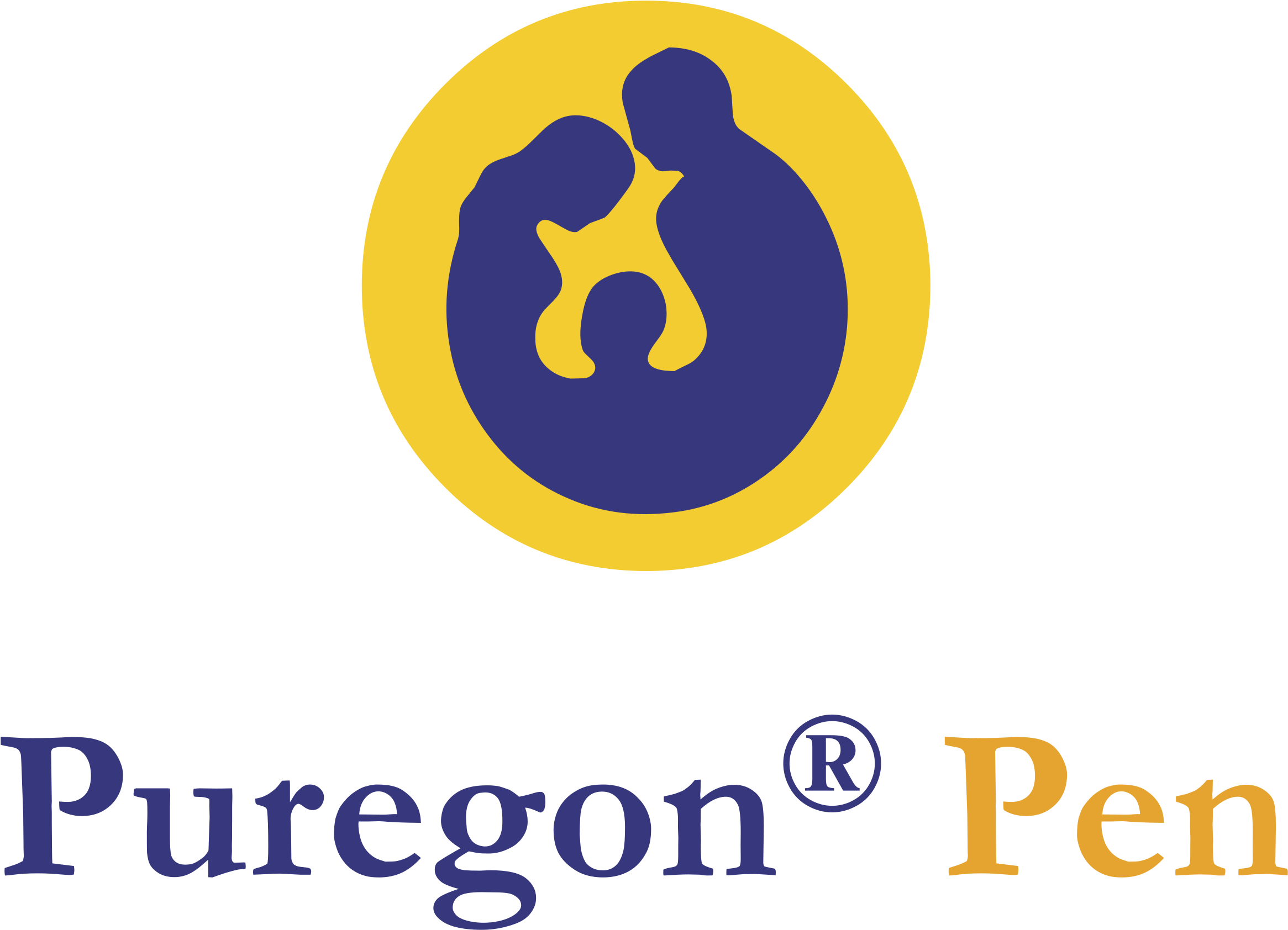 Puregon Pen Logo Png Transparent - Puregon Logo (2400x2400), Png Download