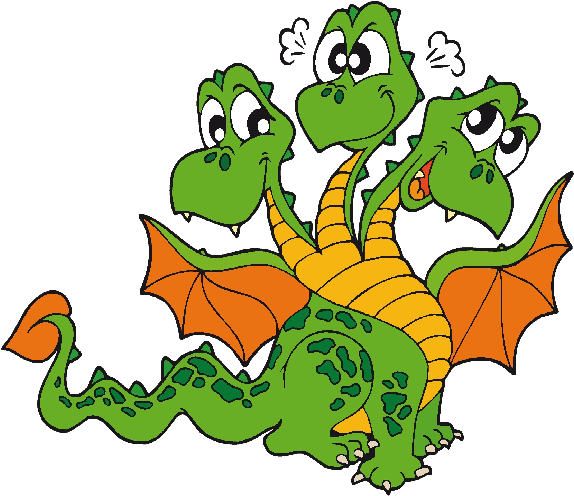 Cute Dragons Cartoon Clip Art Images - Dragon Clipart (600x600), Png Download