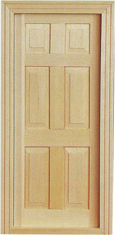 6-panel Interior Door - Home Door (1024x1024), Png Download
