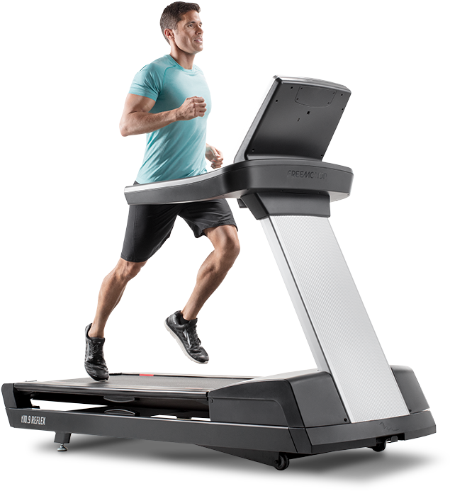 9 Interval Reflex™ Treadmill - Treadmill (750x773), Png Download