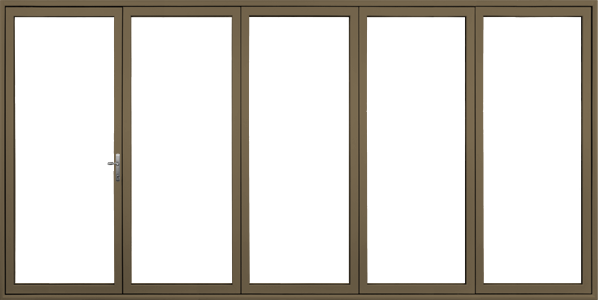 Brown-door - Door (598x300), Png Download