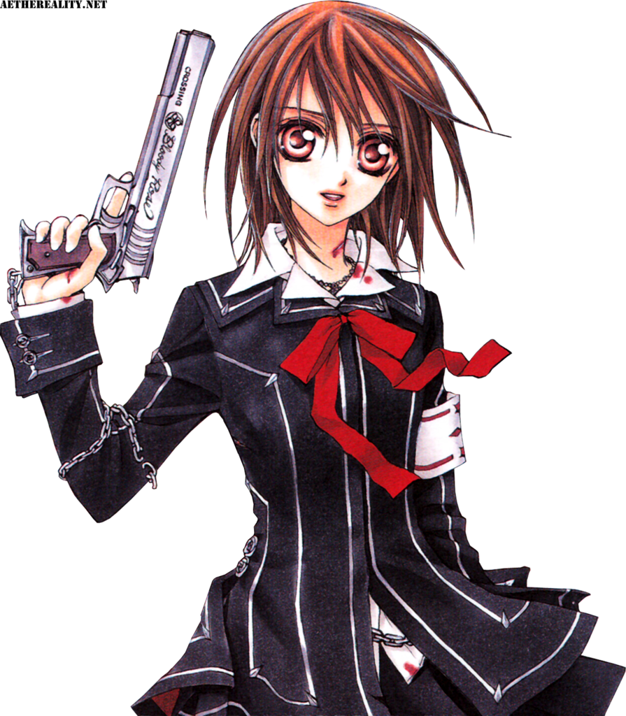 Yuuki Uniforme Pistola - Yuki From Vampire Knight (895x1024), Png Download