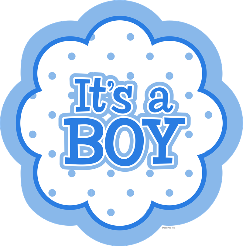 It's A Boy - Decopac It's A Boy Baby Cupcake Rings (800x811), Png Download