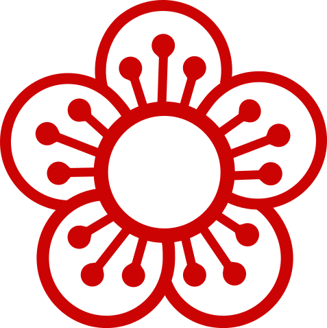 Plum Blossoms Design - Korean Symbol Png (477x478), Png Download