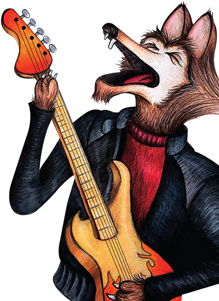 Juniortheatre Aesop Wolf Small - Wolf (495x670), Png Download