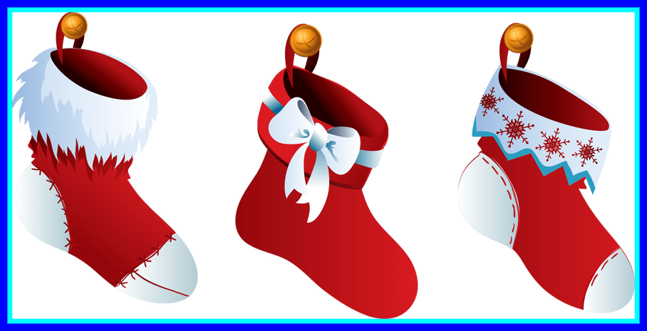 The Best Image Du Zezete Center Net Ng Pics For Socks - Christmas Stockings Clipart Hd (908x465), Png Download