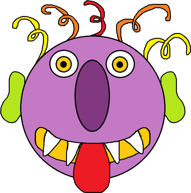 Ugly Monster Clipart (813x815), Png Download
