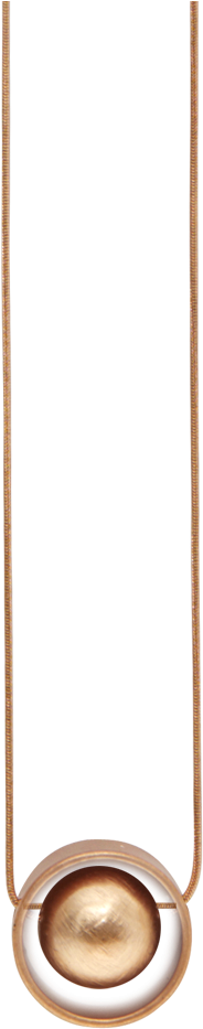 Vanity Spinning Ball Necklace Rose Gold Plating - Wood (1000x1000), Png Download