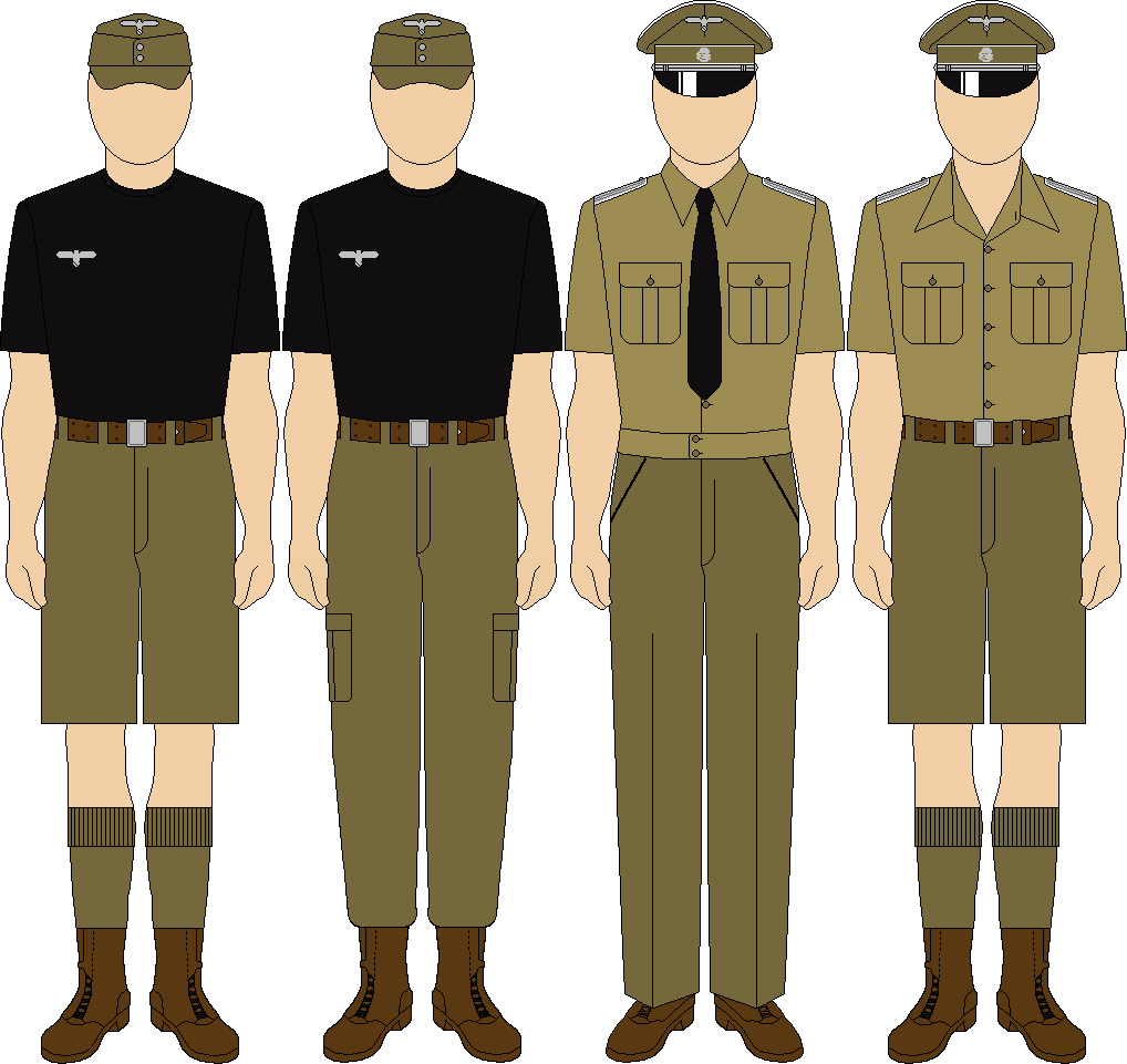 Nazi Uniforms - Thumbnail (1018x961), Png Download