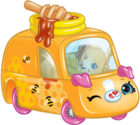 Shopkins Cutie Cars Season 3 List Of Characters Honey - Baby Toys (746x641), Png Download