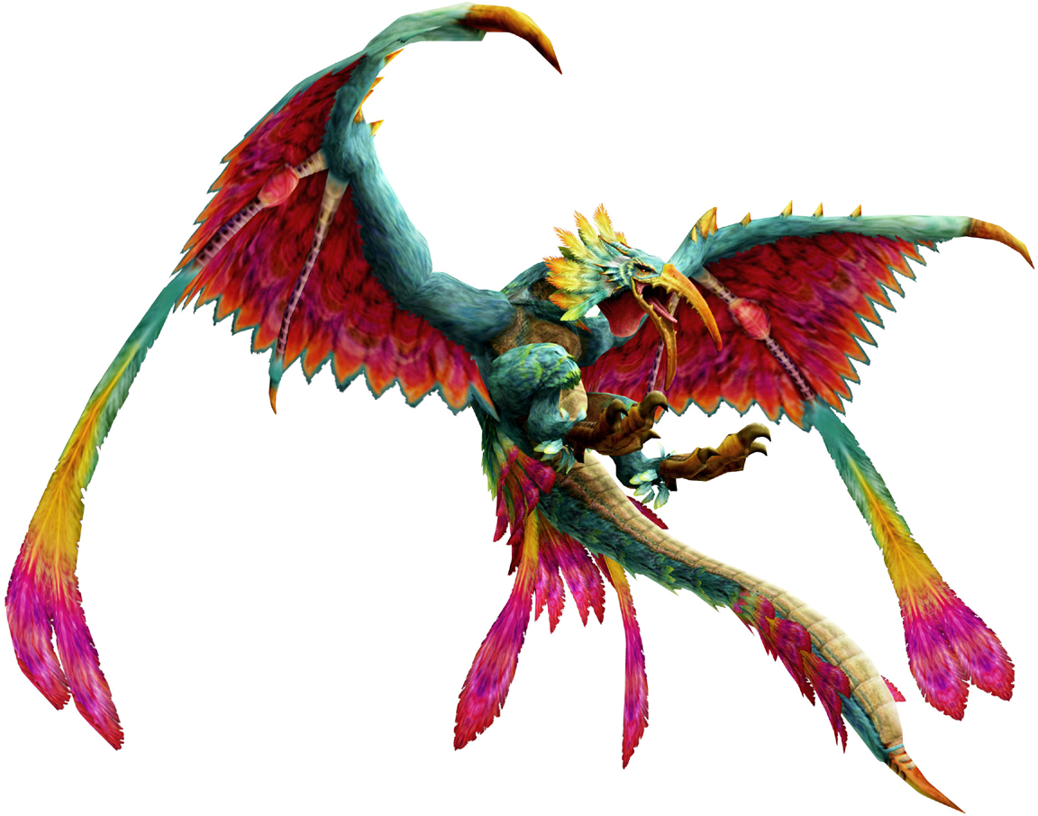 Mhfgg-forokururu Render 001 - Monster Hunter Bird Monsters (1152x906), Png Download