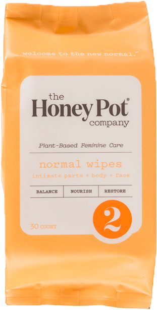 Honey Pot Honey Pot Personal Wipe Normal - 30ct (800x800), Png Download