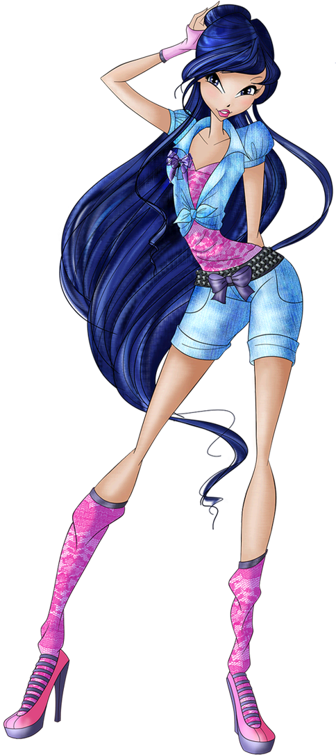 Profilowinx Musa Gardenia - World Of Winx Musa Outfits (695x1284), Png Download