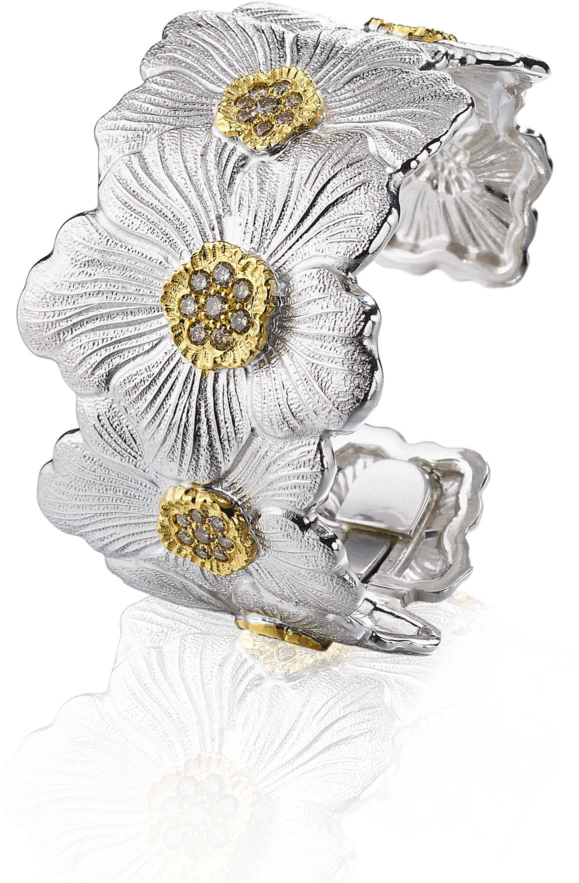 Gardenia Medium Bracelet - Buccellati Blossoms (1800x1800), Png Download