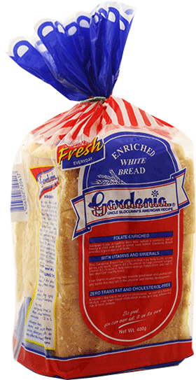 Gardenia Classic White Bread 400g - Gardenia Bread (600x600), Png Download