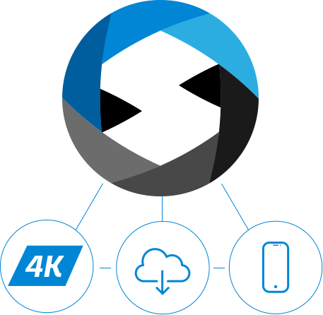 4k Resolution Video Streams From The Cameras In Your - Circle (457x446), Png Download