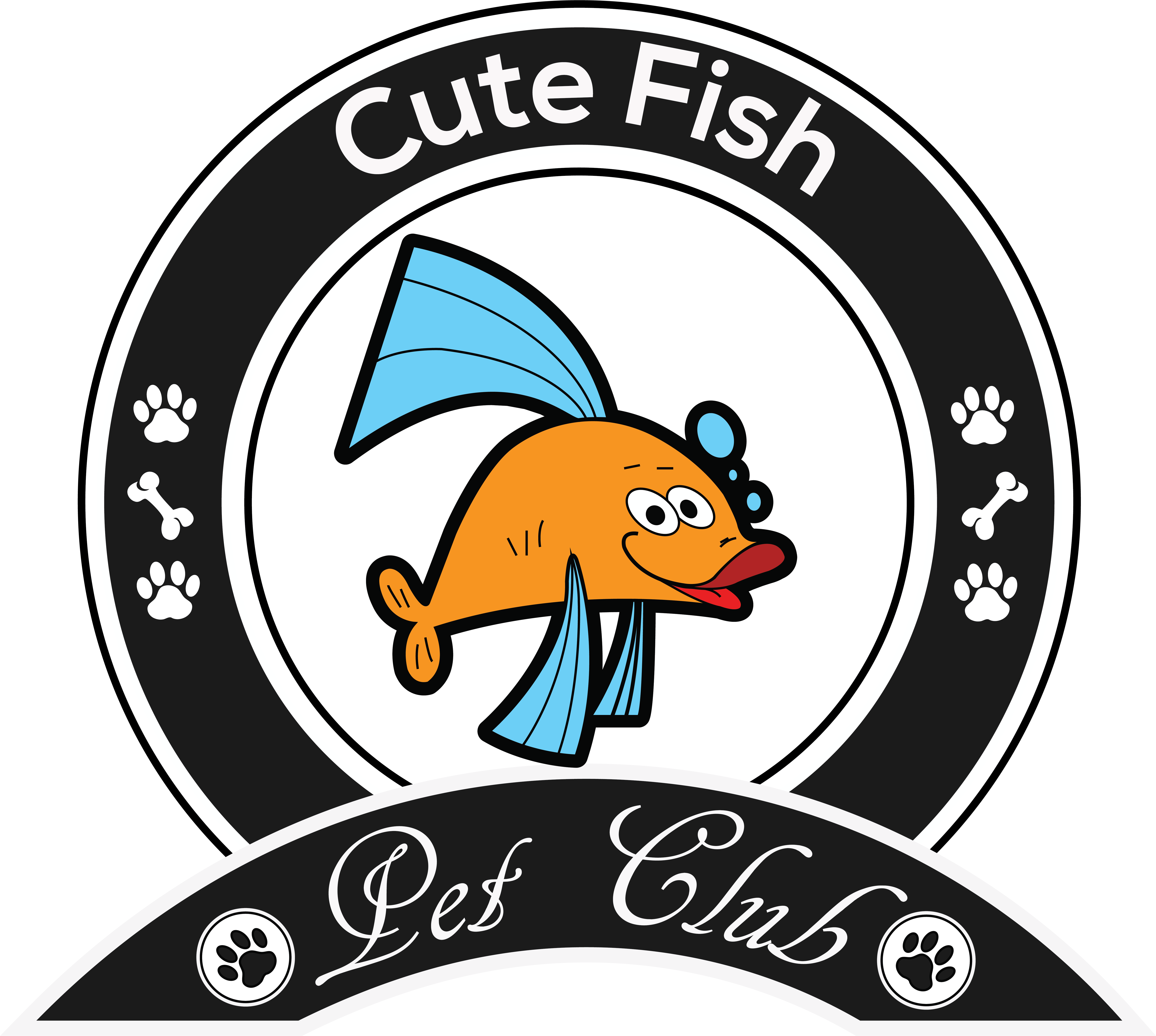 Cute Fish - Usfor Afghanistan (6341x5704), Png Download