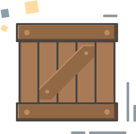 Packing Crate - Packaging And Labeling (464x433), Png Download