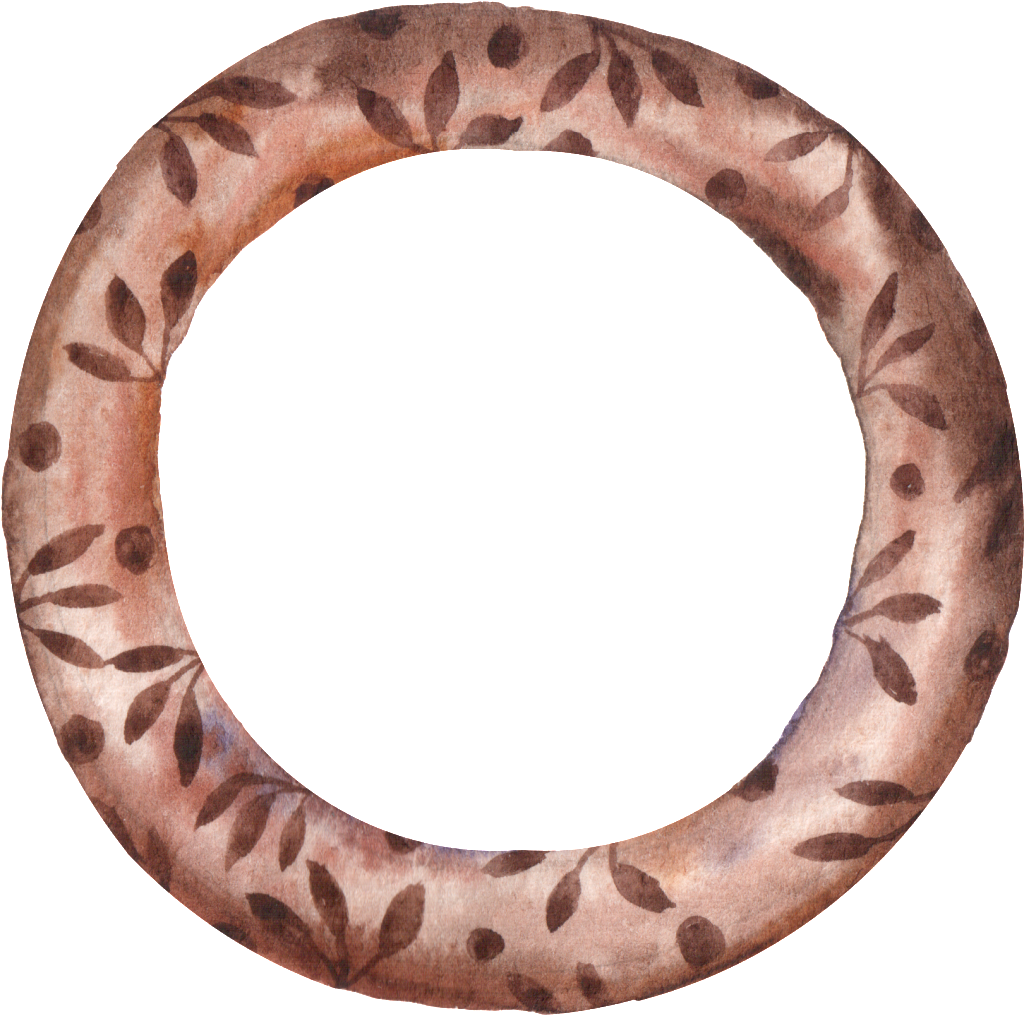 Hand Painted Cartoon Donut Png Transparent - Boa (1024x1016), Png Download