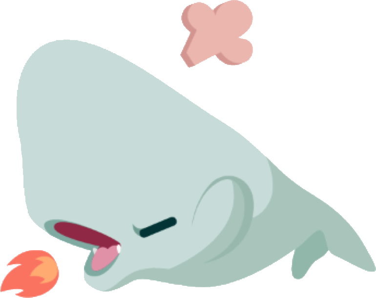 Cute Fish Cuteanimal Cutefish Whale Freetoedit (770x610), Png Download